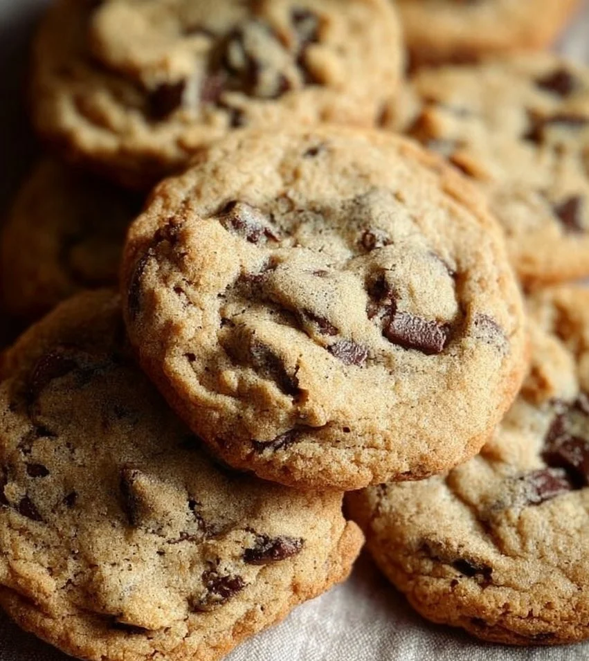 Delicious homemade chocolate chip cookies on a cooling rack