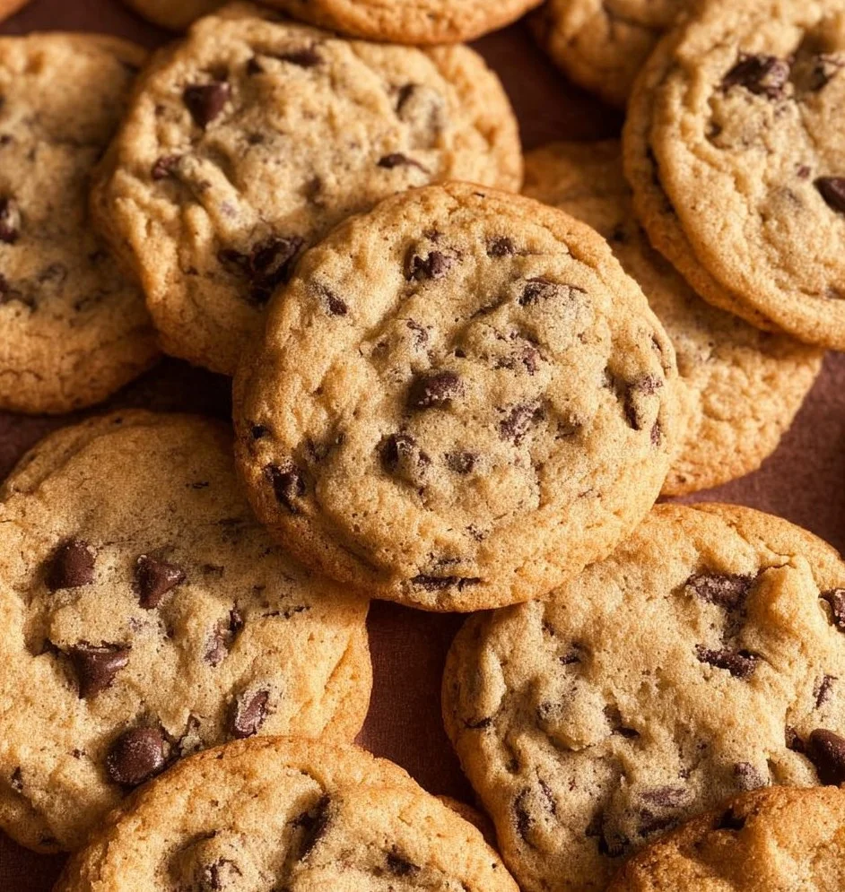 Delicious Ghirardelli chocolate chip cookies fresh from the oven.