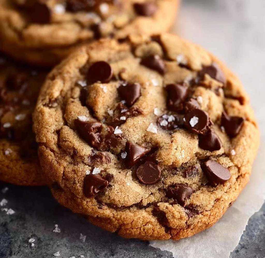 Delicious gluten-free chocolate chip cookies on a cooling rack.