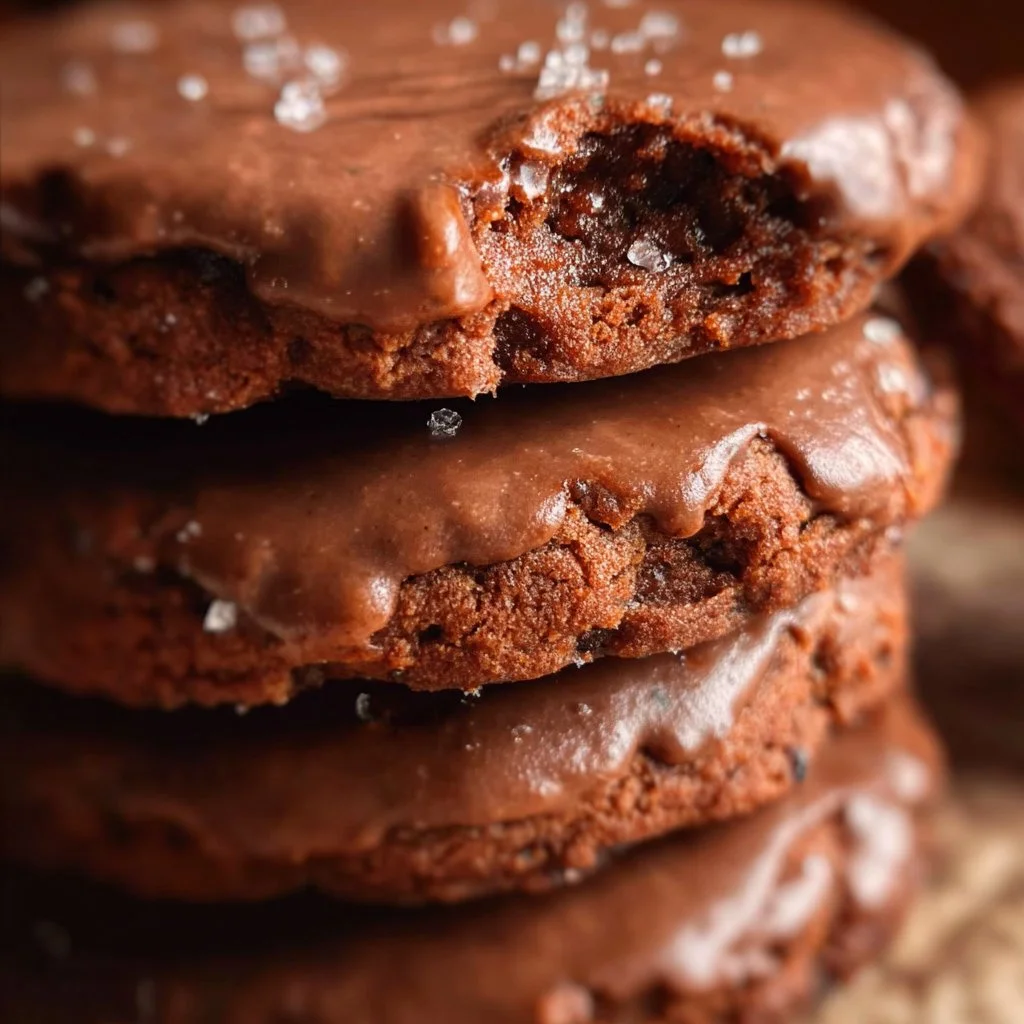 Delicious Texas Sheet Cake Cookies with chocolate frosting and sprinkles