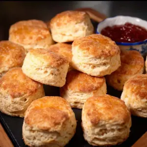 Delicious air fryer scones recipe with a golden crust and fluffy texture