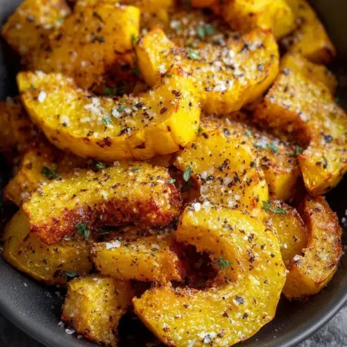 Delicious Air Fryer Squash cooked to perfection with healthy ingredients