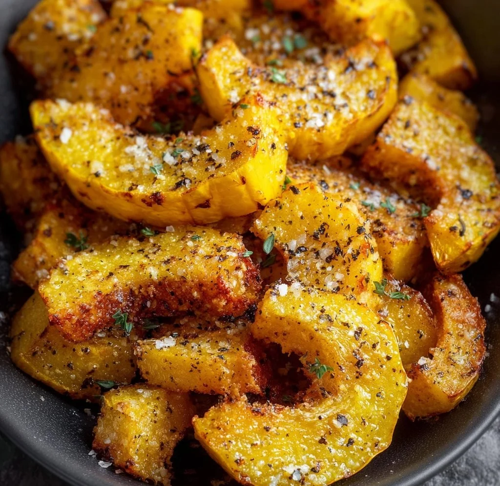 Delicious Air Fryer Squash cooked to perfection with healthy ingredients
