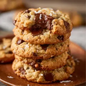 Delicious Coconut Chocolate Chip Cookies with a rich chocolatey and coconut flavor