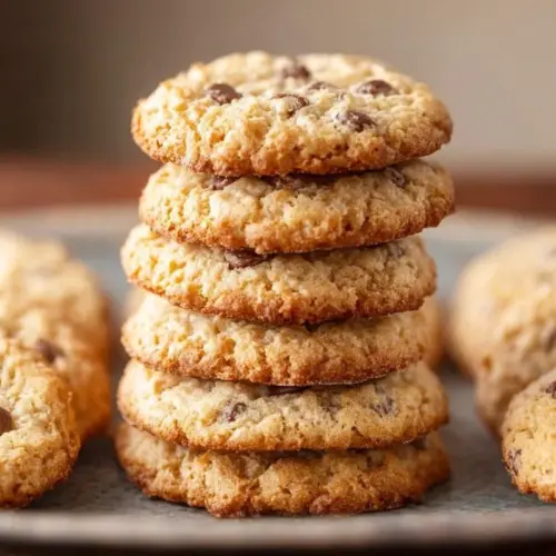Baked Coconut Flour Cookies on a cooling rack, gluten-free and delicious.
