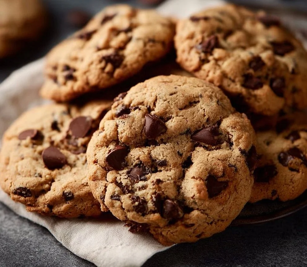 Easy Hershey's chocolate chip cookies fresh out of the oven
