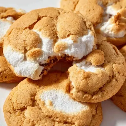 Delicious Fluffernutter Cookies with peanut butter and marshmallow filling