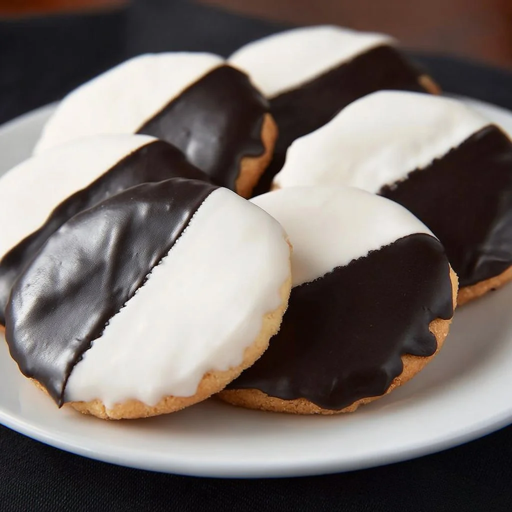 Assorted New York City deli desserts including cheesecake and cookies.