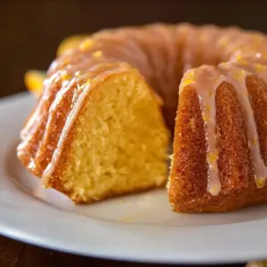 Deliciously baked Orange Bundt Cake with vibrant citrus flavor