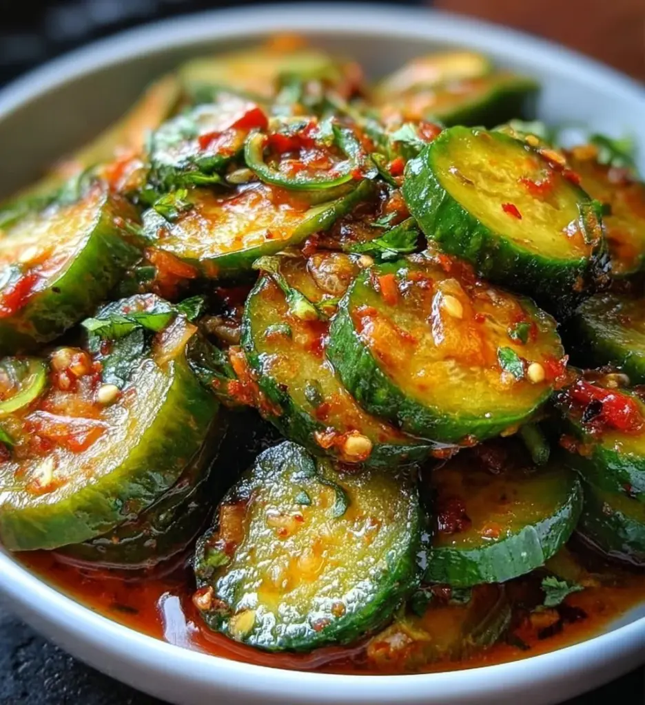 Delicious Mexican-style pickled cucumbers in a jar